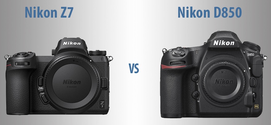 Boîtiers réflex versus hydride<br>Nikon D850 – Nikon Z7